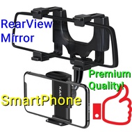 (Rear View) KKSG 360 Rotate RearView Mirror Mount Car Phone Holder for iPhon XS XR X 8 7 6S Plus 14 13 12 11 Pro /Honor Magic4 Pro Magic 4 X9 5G 70 50 lite /Google Pixel 5 6 Pro 4 3 2 XL Asus ROG Phone 5s 5 Pro /Samsung S23 S22 S21 S20 A73 A53 5G Note20