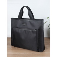 Portable File Bag Business A4 Briefcase 14-Inch Handbag Men Women Meeting Information Bag File Bag