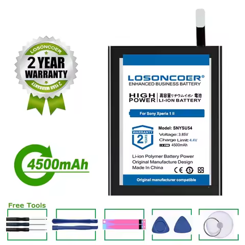 Battery 4500mAh SNYSU54 For Sony Xperia 1 II Xperia pro/Xperia1 2nd/Xperia5 2nd/Xperia 5/Xperia 5ii 