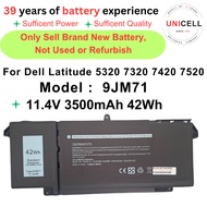 For Laptor battery 9JM71 11.4V 3500mAh 42Wh Dell Latitude 5320 7320 7420 7520电脑电池