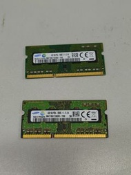 Samsung DDR3 4GB  x 2 手提電腦記憶體 RAM 三星  1600