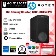 OMEN 16L Gaming Desktop TG03-0015d PC | i7-14700F | 1TB SSD | NVIDIA RTX 5060 Ti