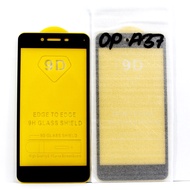 TEMPERED GLASS 9D OP A37- NEO 9 2016 A37F BLACK