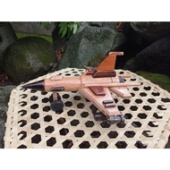 Unique Wooden Diecast Miniature Jet Fighter Plane