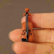 LANY MALL 4pcs/set Mini Dollhouse Classical Guitar 1:12 Resin Pipa Violin High Quality Simulation Instrument OB11/Miniature Dollhouse Decorations