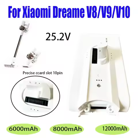 100% original Lithium Battery for Dreame V8 V9 V10 V9P XR VVN3 VVN4 Handheld Cordless Vacuum Cleaner