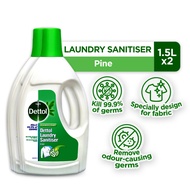 [Bundle of 2] Dettol Pine Laundry Sanitizer (1.5L)