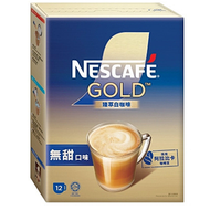 雀巢金牌臻萃白咖啡二合一即溶咖啡飲品 無甜口味 (藍金色盒) #027036 GOLD White Coffee 2in1 Instant Coffee Mix 無甜口味 Exp:20261231