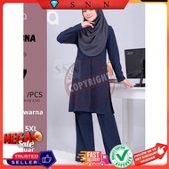 💎SNN S-5XL SET BLOUSE SELUAR TANPA GOSOK LUVLA SUIT LUBNA SET WARDA IRON LESS SUIT SET WOMEN BLOUSE 