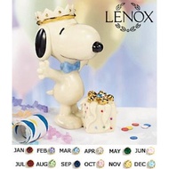 United States Limited Snoopy Birthday Surprise Ceramic Birthstone October Pink Tourmaline G2