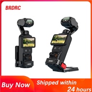 BRDRC Magnetic Mount for DJI Osmo Pocket 3/4,Multi-Function Expansion Bracket,Aluminum Alloy Desktop