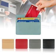 1pc Pu Leather Card Bags Slim Bank Credit Card Storage Case ID Cards Coin Pouch Case Bag Wallet Orga