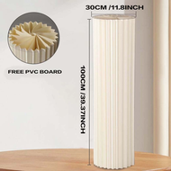 Folding Cake Stand White Dessert Stand Cylinder Stand Meja Kek Meja Cylinder Roman Column For Weddin