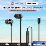 REMAX Earphones RM-560 Type C / AP Earphone Gaming Earphone Type C Earphone Gaming Earphone With Mic