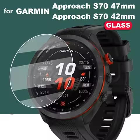 5PCS Smart Watch Screen Protector for Garmin Approach S70 47mm / Approach S70 42mm Tempered Glass Sc