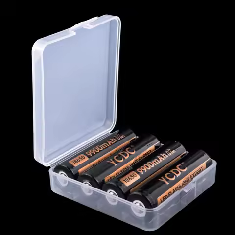 YCDC Durable 18650 Battery Storage Box Hard Case Holder For 2/4x 18650 4x AA 4xAAA Rechargeable Batt