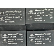 FAN CAPACITOR CBB61 - 2 uf ( 4 pin )