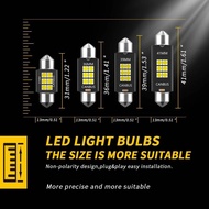 C5W 10Pcs LED Bulbs Caus Festoon-31MM 36MM 39MM 41MM 3030 chip C10W NO ERROR Car Interior Dome Read