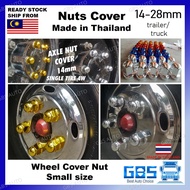 GBS Truck/Lori Cover Nut Lori Nat Kecil Saiz 14mm-24mm Wheel Tayar Nut Cover Lori Aksesori Made in T