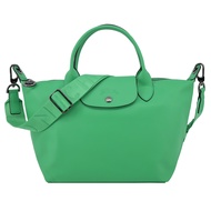 LONGCHAMP LE PLIAGE XTRA系列牛皮手提/斜背兩用水餃包(小/草綠)平行輸入