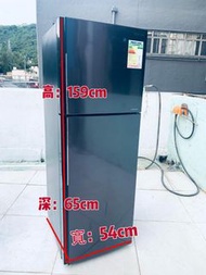 冰箱 Hitachi 日立 R-H230PH1 226公升 上置冷凍式雙門雪櫃 (亮麗黑色) 159CM高 二手電器 清倉大減價 最新款 貨到付款 精選貨品 襟用款 好物推介 洗衣機 二手雪櫃 搬屋 