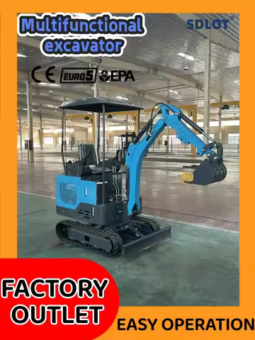 Kubota Engine 0.8 Ton - 2.0 Ton Mini Excavator - Strong Crushing Force, Efficient for Demolition and