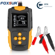 Foxsur รุ่น FBT-200 12V 24V เครื่องวิเคราะห์และทดสอบแบตเตอรี่ วัดค่า CA CCAใช้ได้ทั้งรถยนต์และมอเตอร์ไซค์