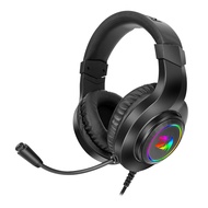 Redragon H260 Hylas Wired Gaming Headset Stereo Surround Sound Noise-Canceling Microphone Dynamic RG