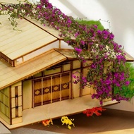 【MA】 1 Set 3g Artificial Green Plants Miniature Simulation Mini Vine And Flower Model Kit For Model 