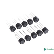 YosunJon] 10/20/30Pcs New 2W10 2A/1000V Diode Bridge Rectifier Round Vridge Rectifier Bridge Sta NEW