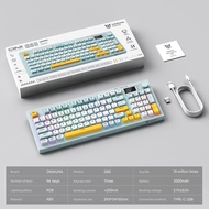 ONIKUMA G80 Tri-mode Keyboard 94Keys พร้อมลูกบิดและหน้าจอ BT/2.4G/Type-C RGB ความจุขนาดใหญ่ Key life