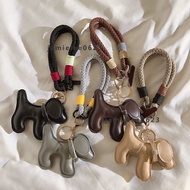 With Gasket Mobile Phone Lanyard Wrist Strap Black Big Dog Pendant Portable Key Ring Camera Bag