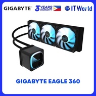 Gigabyte EAGLE 360 AIO Liquid CPU Cooler - 360mm ARGB, 3x120mm Fans, GP-GIGABYTE-EAGLE-360 itw