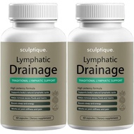 Sculptique Lymphatic Detox Capsules，Brand new high-efficiency formula，Contains Dandelion Extract、Cli