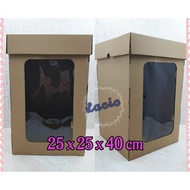 Tall Box Cake Window 25 x 25 x 40 cm Tall Cake Box Window Box Packaging