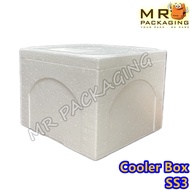 SS3 Polystyrene Cooler Box with Cover [ 1set ] Polistrin Kotak - Polisterin - Foam Ice Fish Courier 