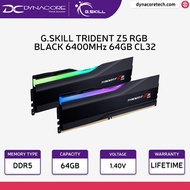 DYNACORE - G.SKILL Trident Z5 RGB 64GB(2x32GB) DDR5 6400MHz CL32 Memory Kit F5-6400J3239G32GX2-TZ5RK