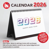Desktop Calendar 2026 Table Calendar Flip Calendar Simple Design Malaysia