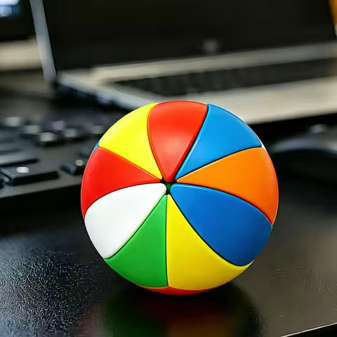 YJ Yeet Ball Cube Spherical Speedcube Cubo Magico Brain Teasers Problem Solving Toys Focus & Patienc