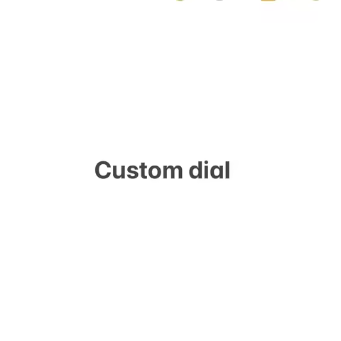 S Logo R Dial NH34-35-36-70-72 Dial Watch Modification Accessories