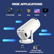 HY300 Barrel Machine Ultra HD Household Projector Mobile Phone Projection Smart Projector 10.22b