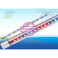 🔥SG Local Stock🔥T8 Aquarium Light LED colorful Waterproof Fish Tank Light Underwater Fish Lamp Aquar