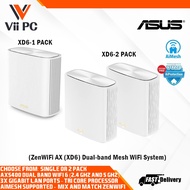 ASUS ZenWiFi XD6 AX5400 Dual-Band WiFi 6 Mesh WiFi System (2 pack) or (1 pack)