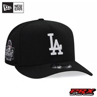 NEW ERA 9FIFTY A-FRAME LOS ANGELES DODGERS WORLD SERIES 2024 BLACK PRIME EDITION HAT SNAPBACK CAP