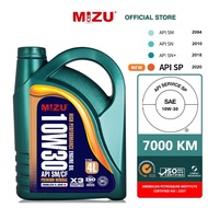 MIZU 10W30 Semi Synthetic Engine Oil 2022 API SP Perodua Proton Toyota Honda Nissan Mazda Ford BMW (