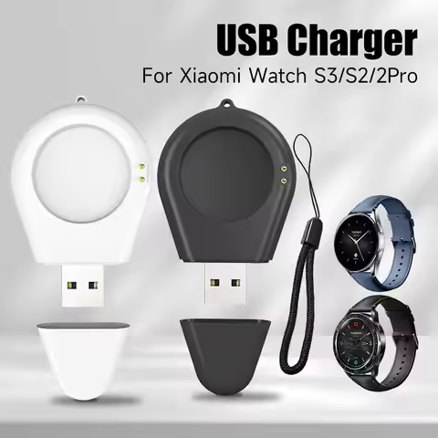 Portable Magnetic Watch Charger USB Travel Cordless Wireless Charging Dock for Xiaom Watch S3 S2 Xia