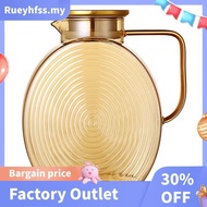 Excellent Glass Pitcher with Handle for Fridge Door Storage, 2.5l/84oz Large Water Jug Lemonade Iced