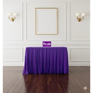 Purple Cover banquet table / table skirting / table cover
