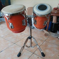 Drum drum ketipung tabla dangdut koplo Ring V iron powder plus stand