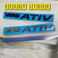 emblem yaris ativ emblem toyota yaris ativ chrome